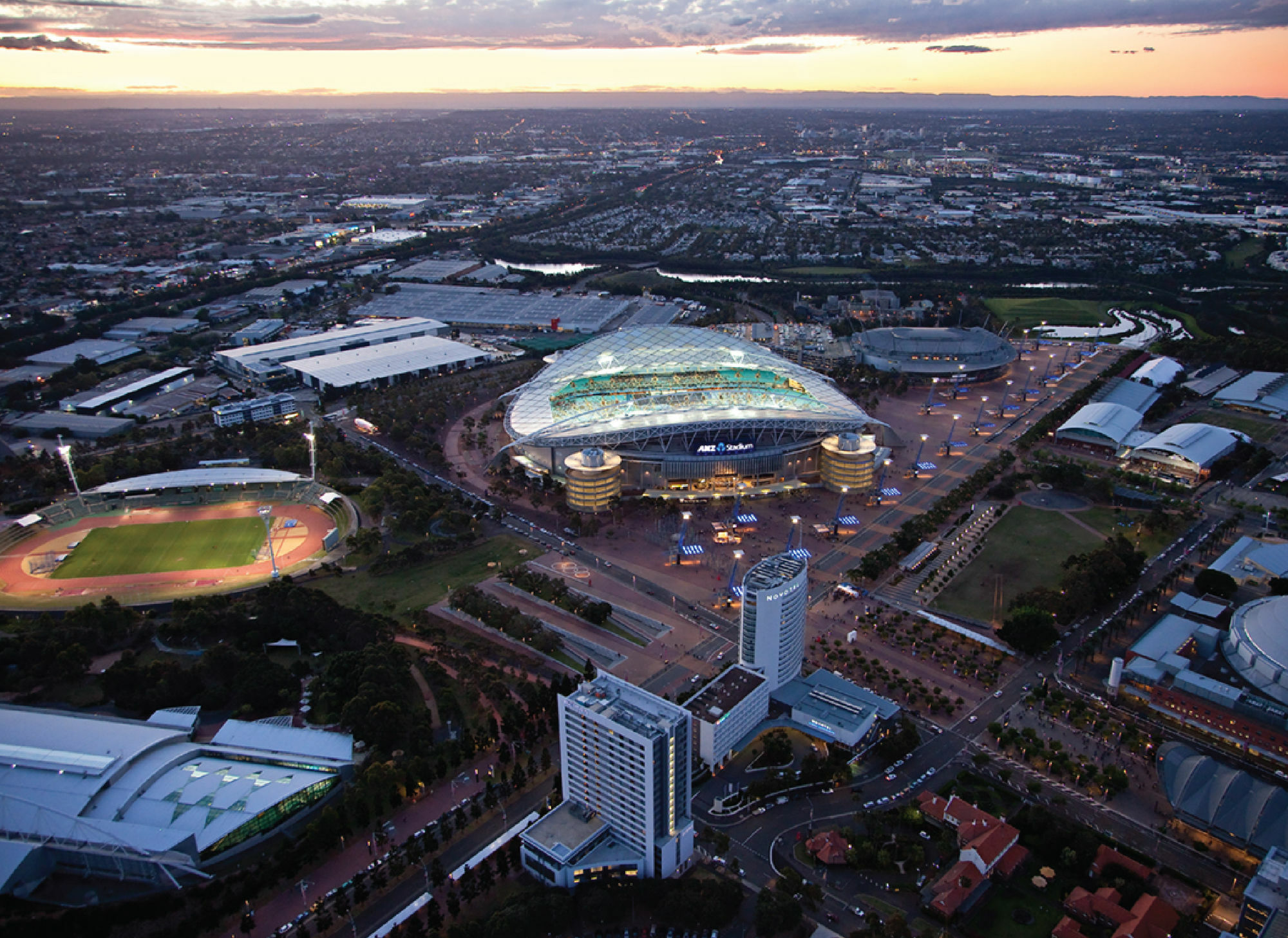 Novotel Sydney Olympic Park Exterior foto